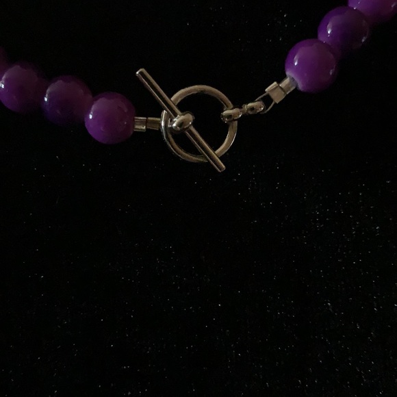 Handmade Glass Bead Necklace - Picture 2 of 2